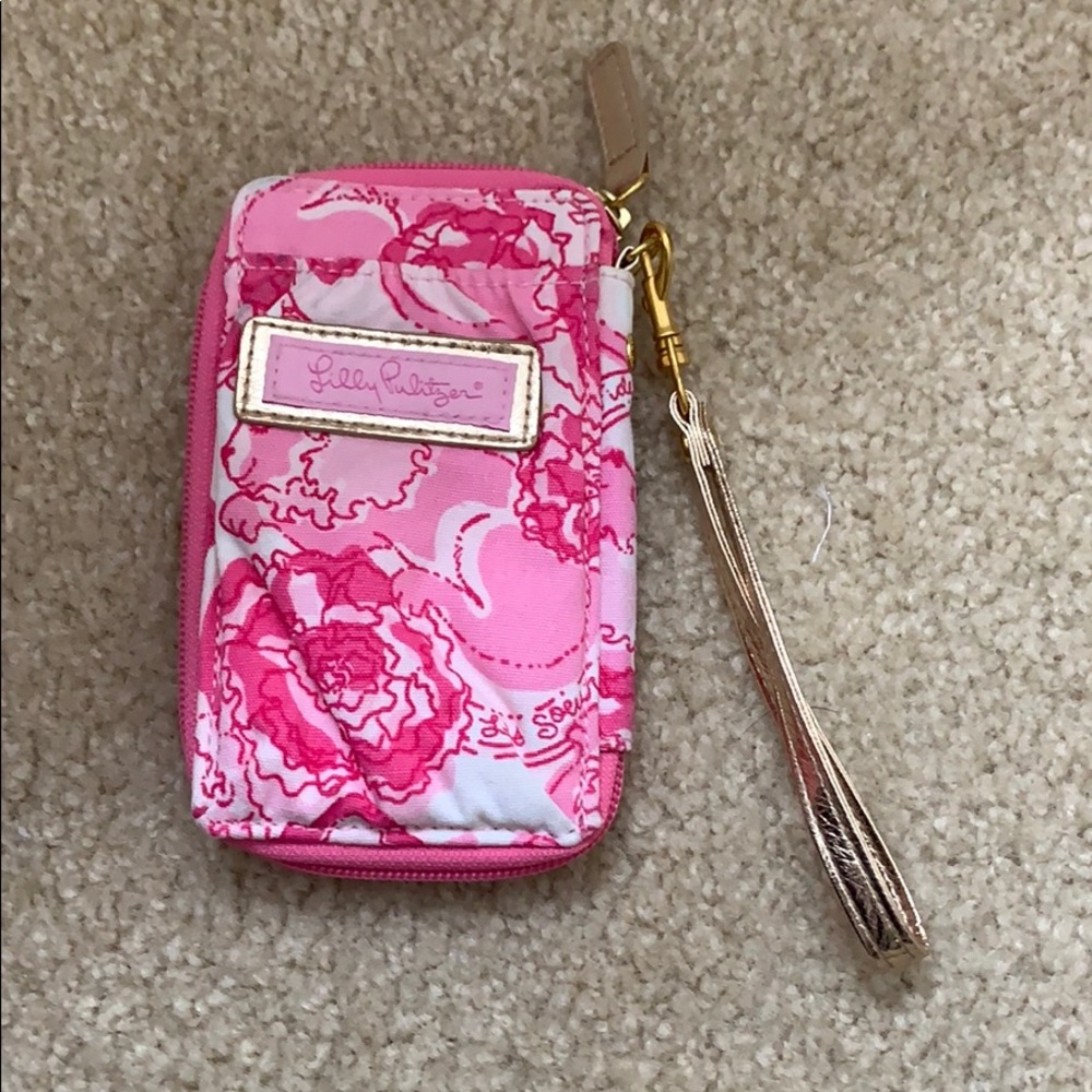 Lilly Pulitzer wallet with strap